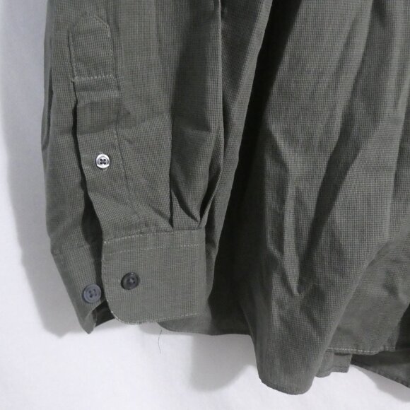 PROTOCOL | 16.5 / 34-35 | Plaid Button-Up Front Dress Shirt With Chest Pocket - Picture 8 of 16